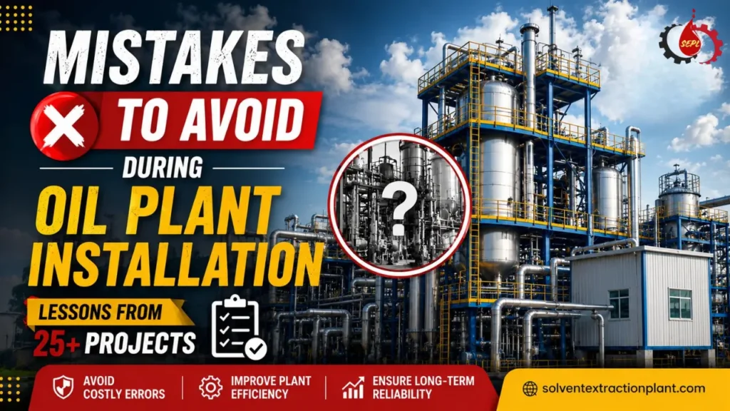 Mistakes to Avoid During Oil Plant Installation - Lessons from 25+ Projects