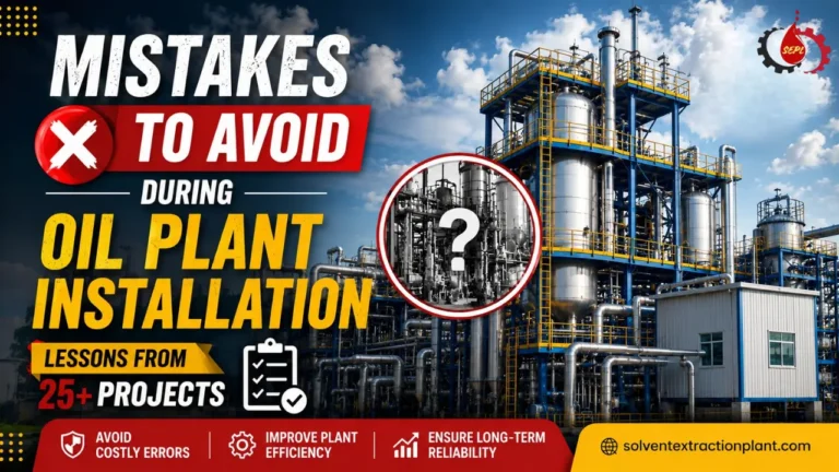 Mistakes to Avoid During Oil Plant Installation - Lessons from 25+ Projects