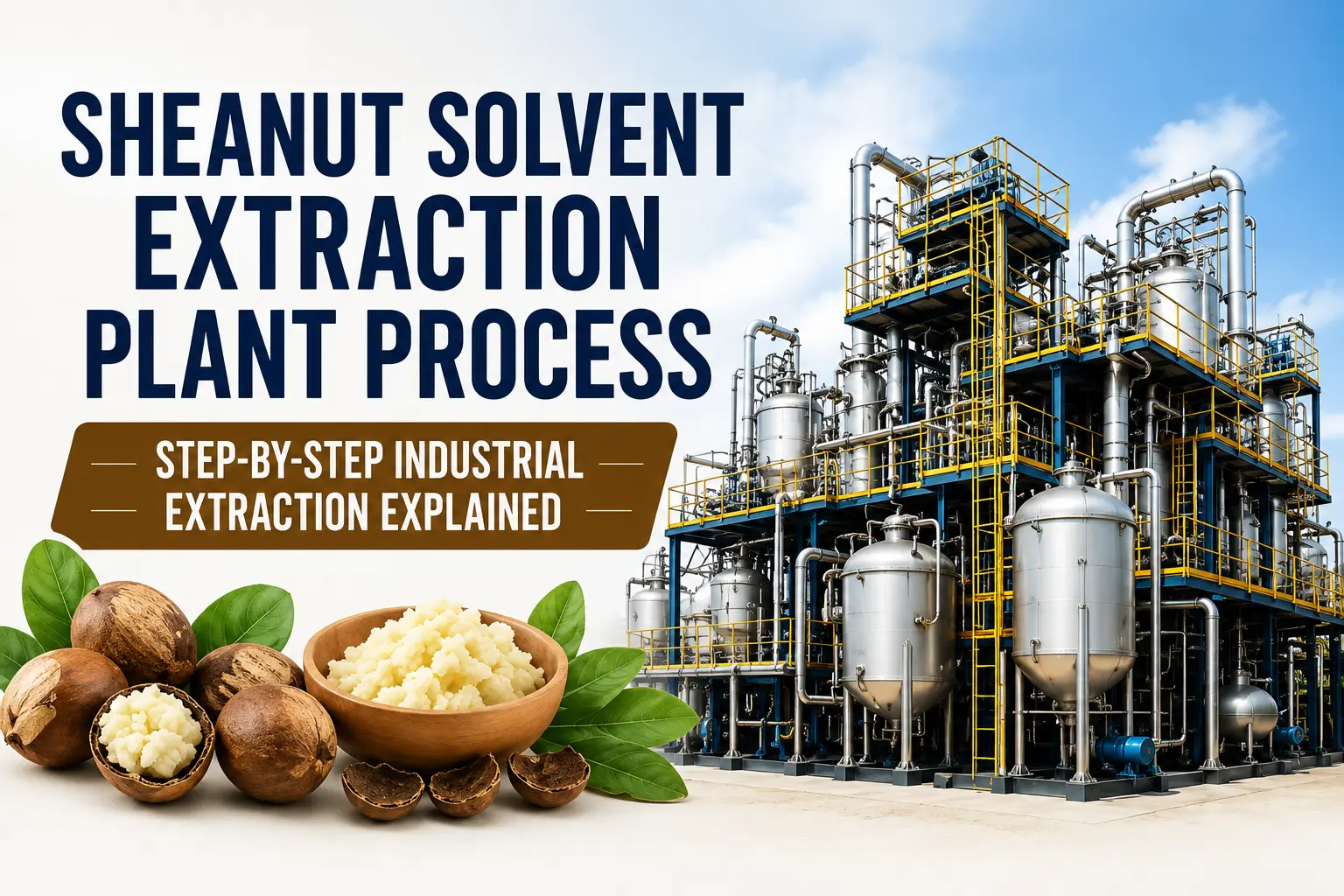 Sheanut Solvent Extraction Plant Process