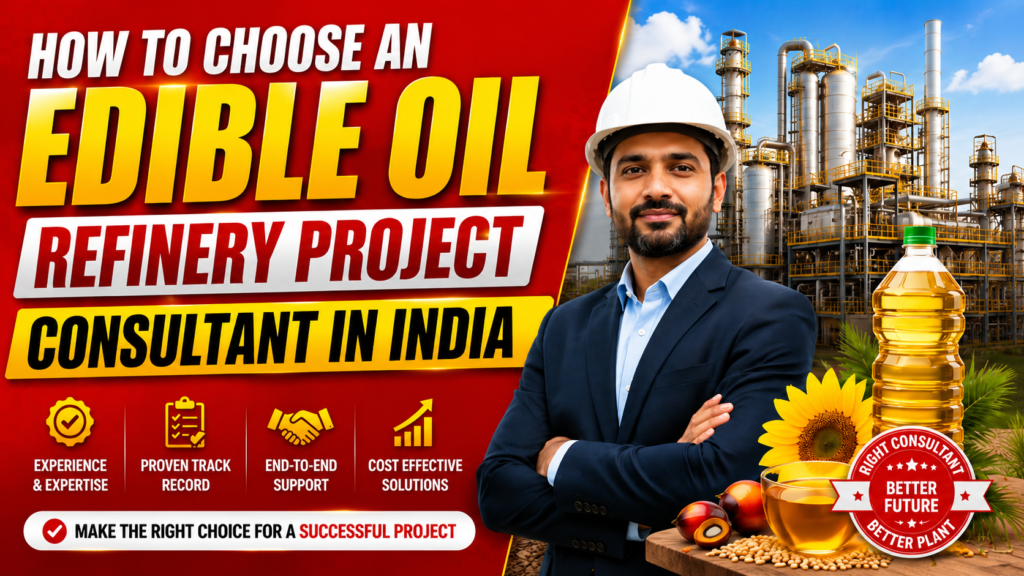 Edible Oil Refinery Project Consultant India