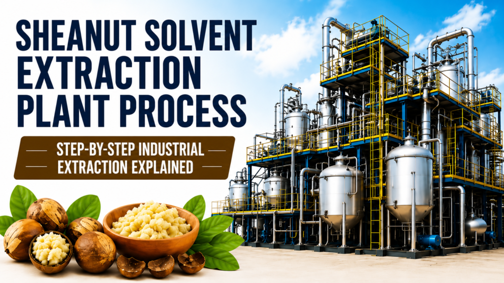 Sheanut Solvent Extraction Plant Process