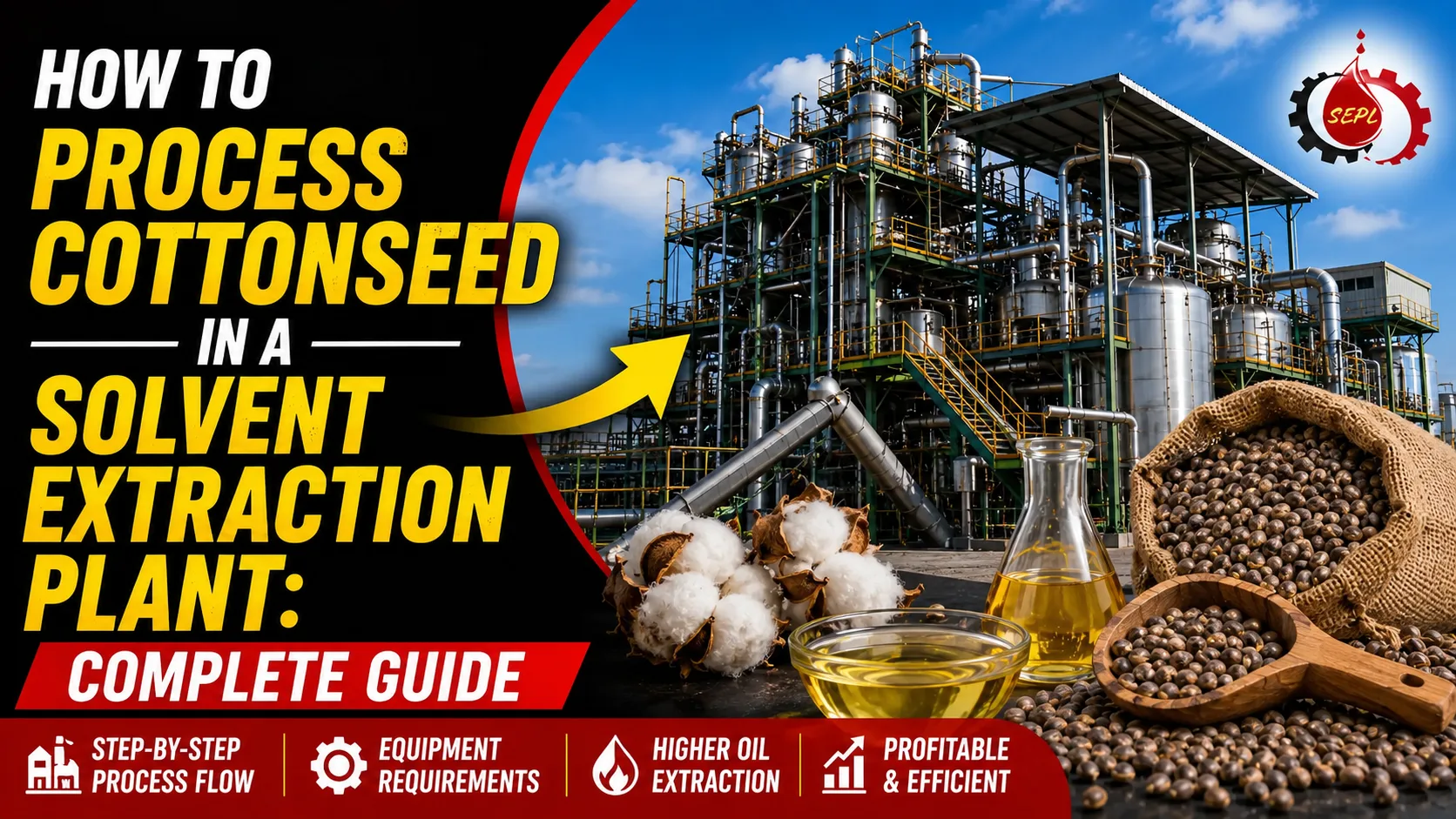 How to Process Cottonseed in a Solvent Extraction Plant Complete Guide