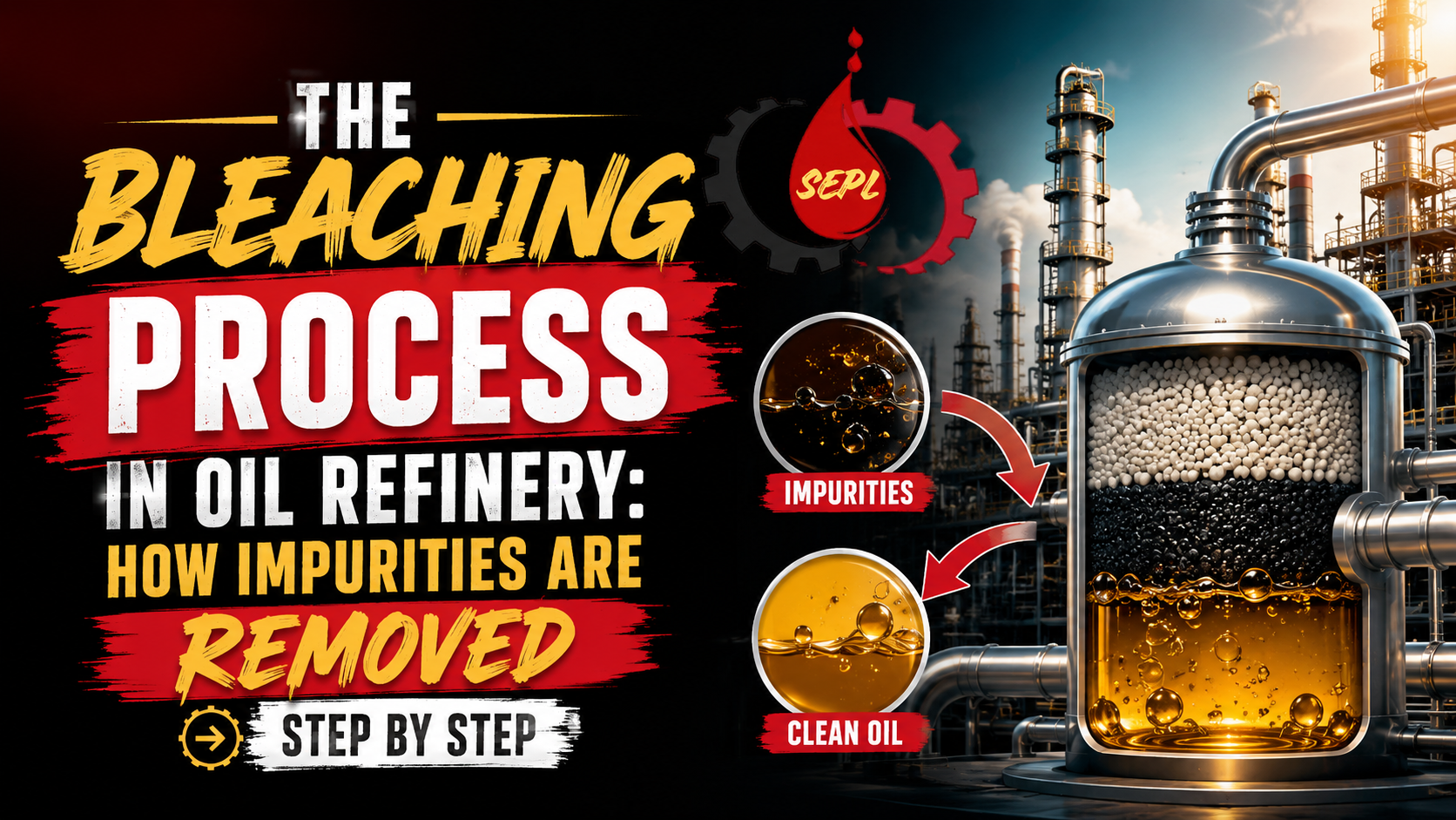 bleaching process oil refinery 