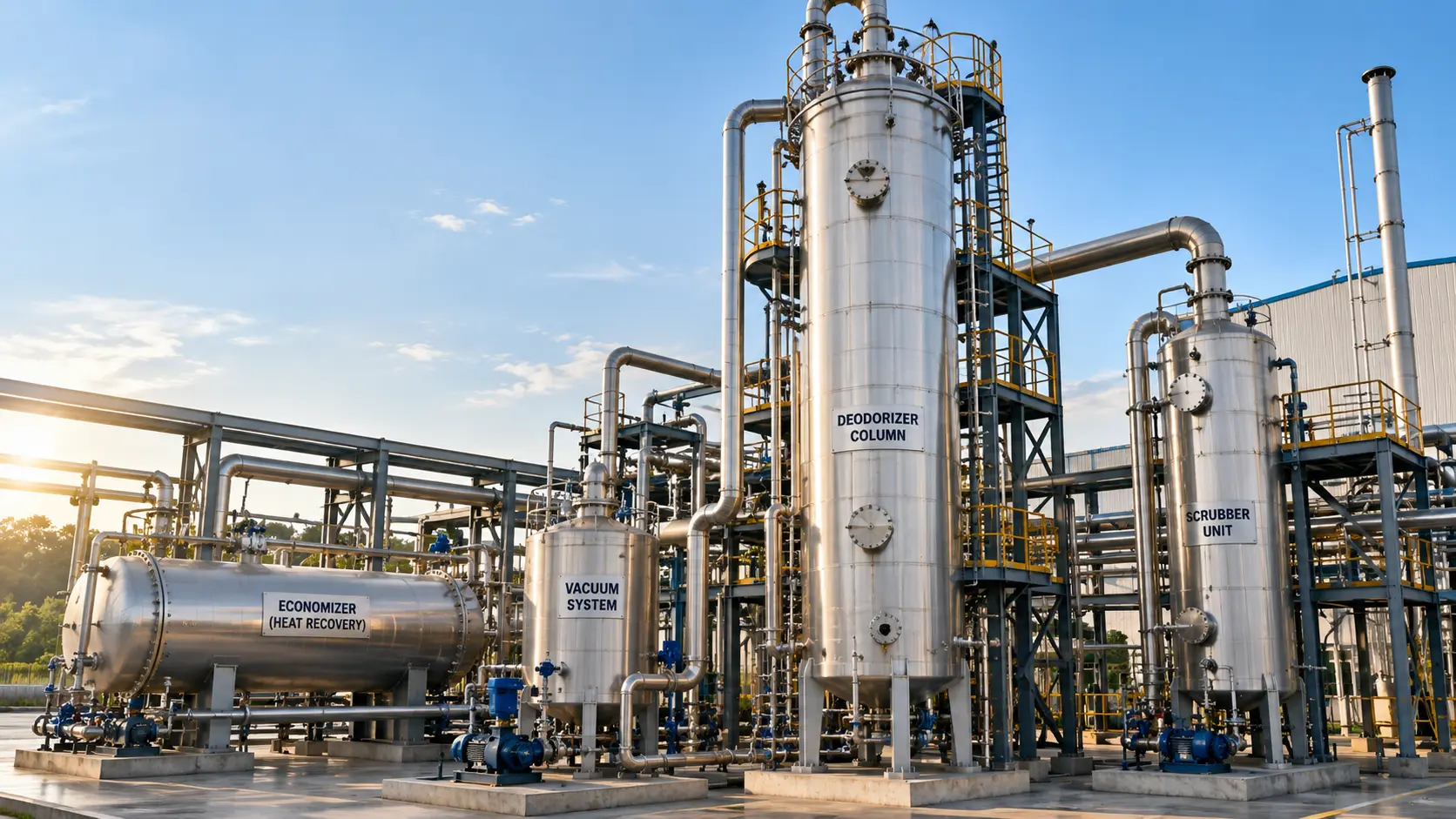 Deodorizer for Edible Oil Refinery
