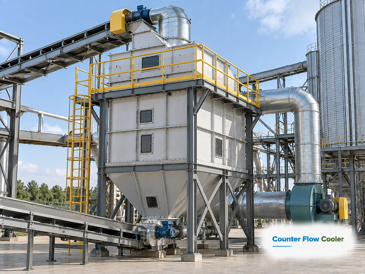 Counter Flow Pellet Cooler