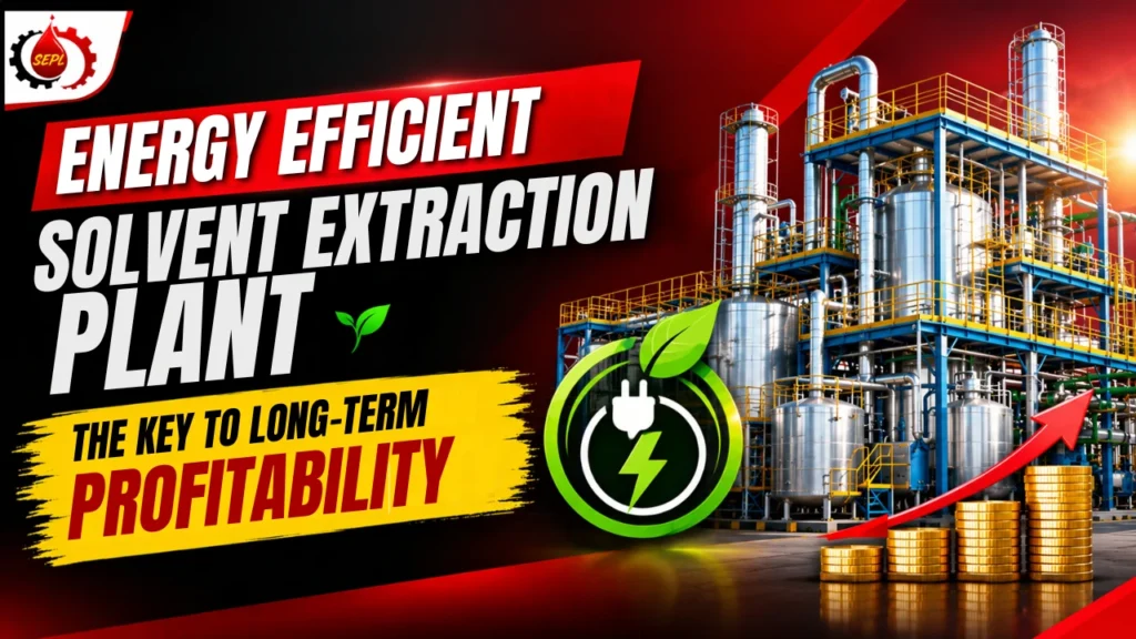Energy Efficient Solvent Extraction Plant: The Key to Long-Term Profitability
