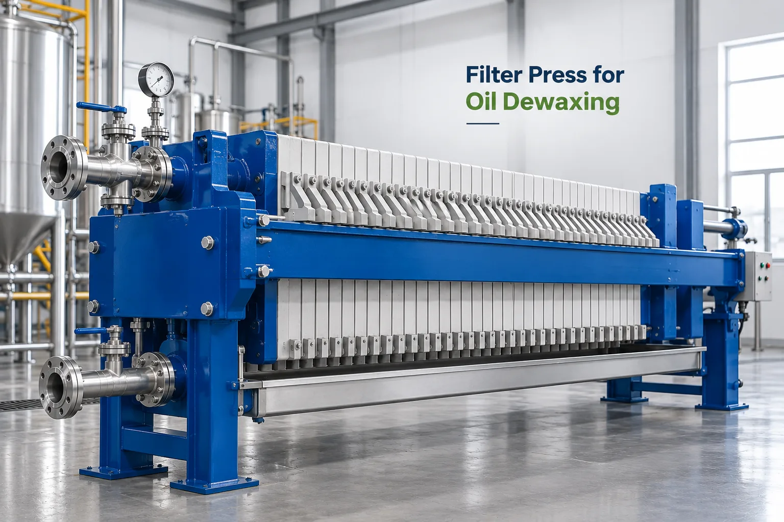 Filter Press for Oil Dewaxing