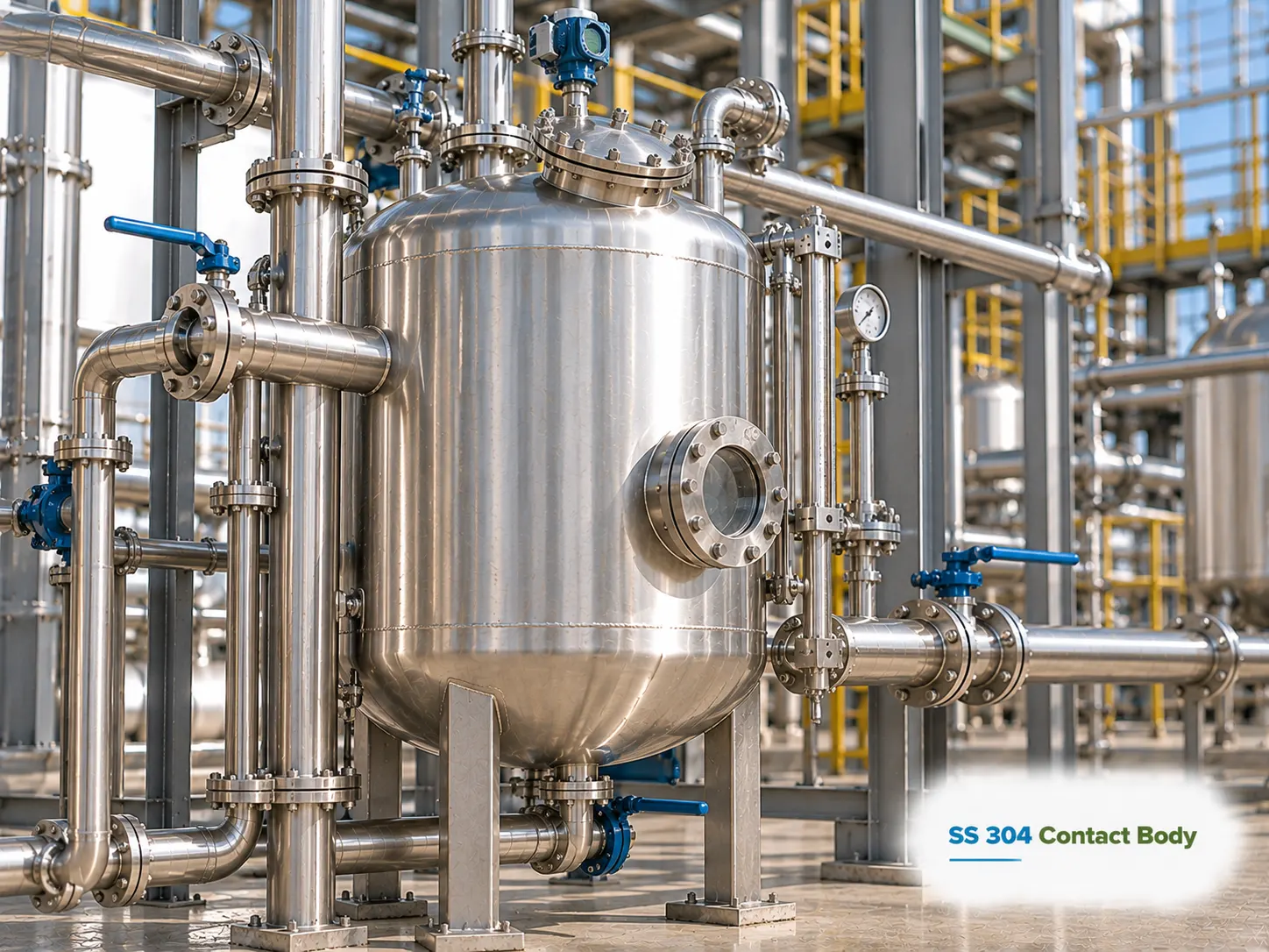 Stainless Steel SS 304 Contact Piping