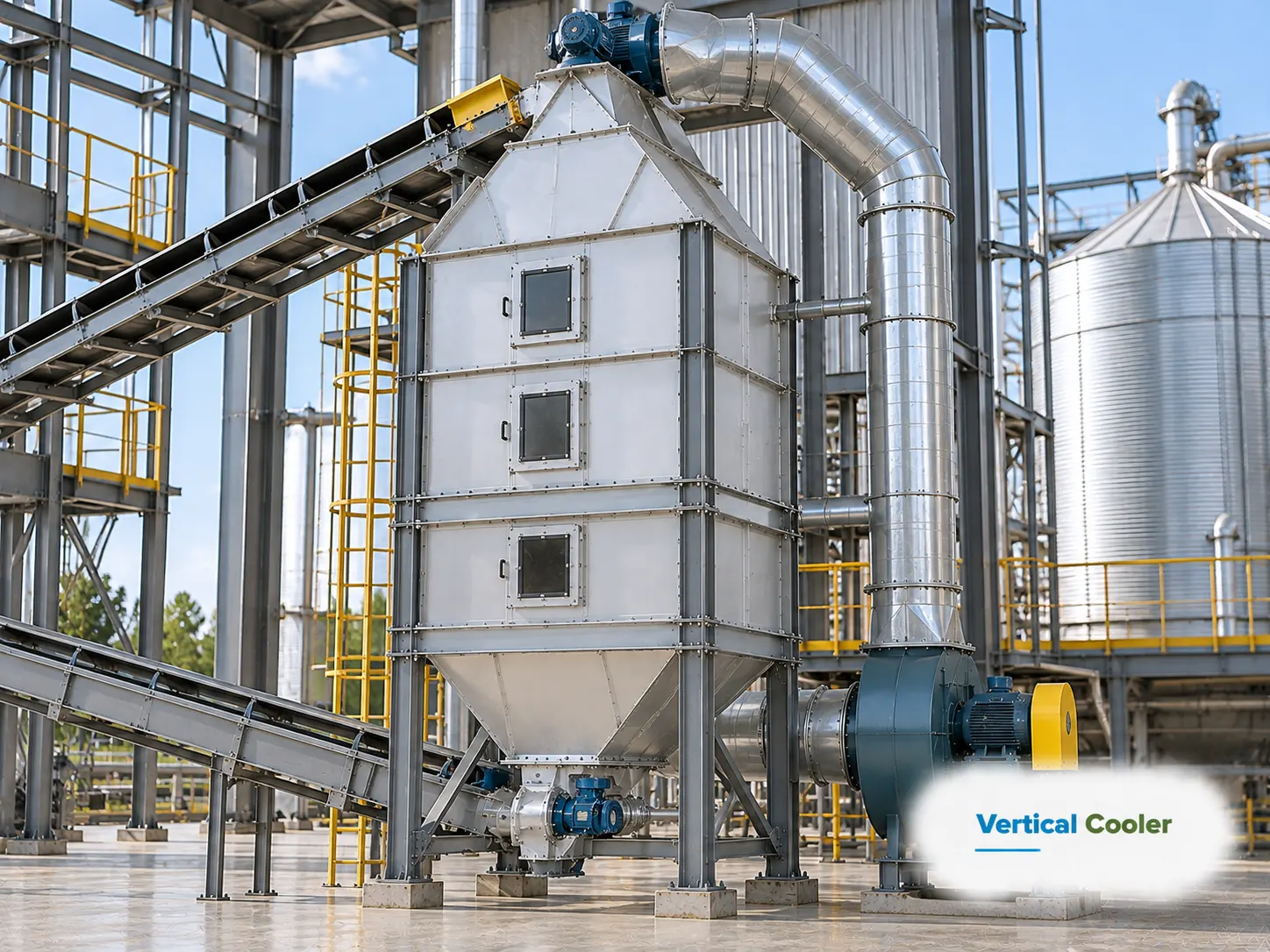 Vertical Pellet Cooler
