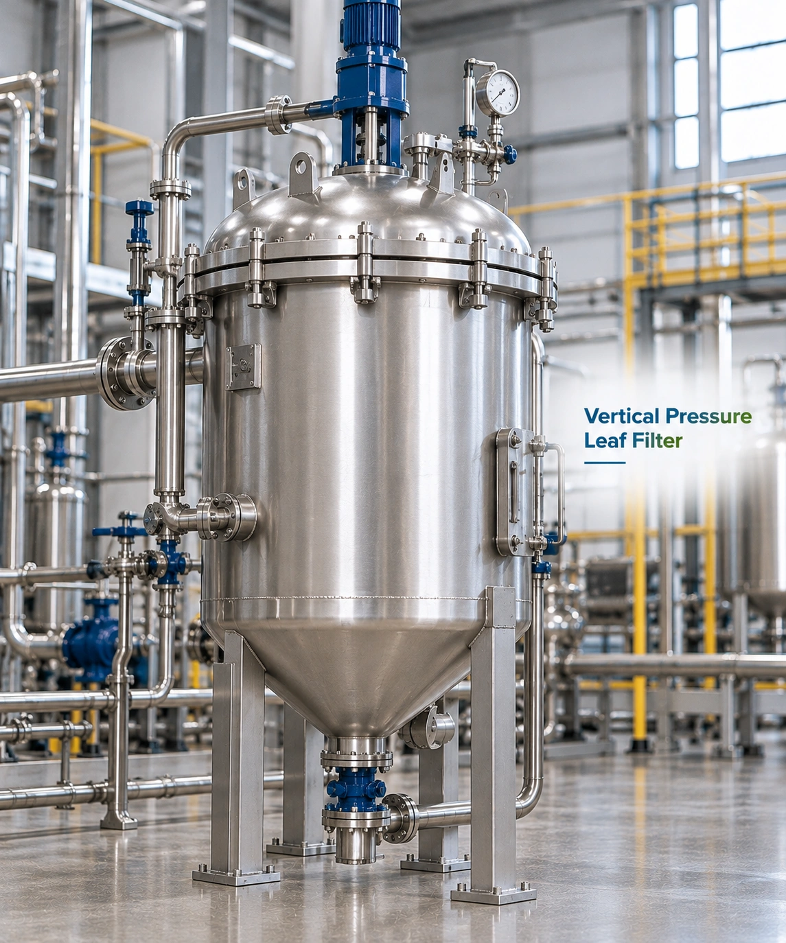 Vertical Pressure Leaf Filter