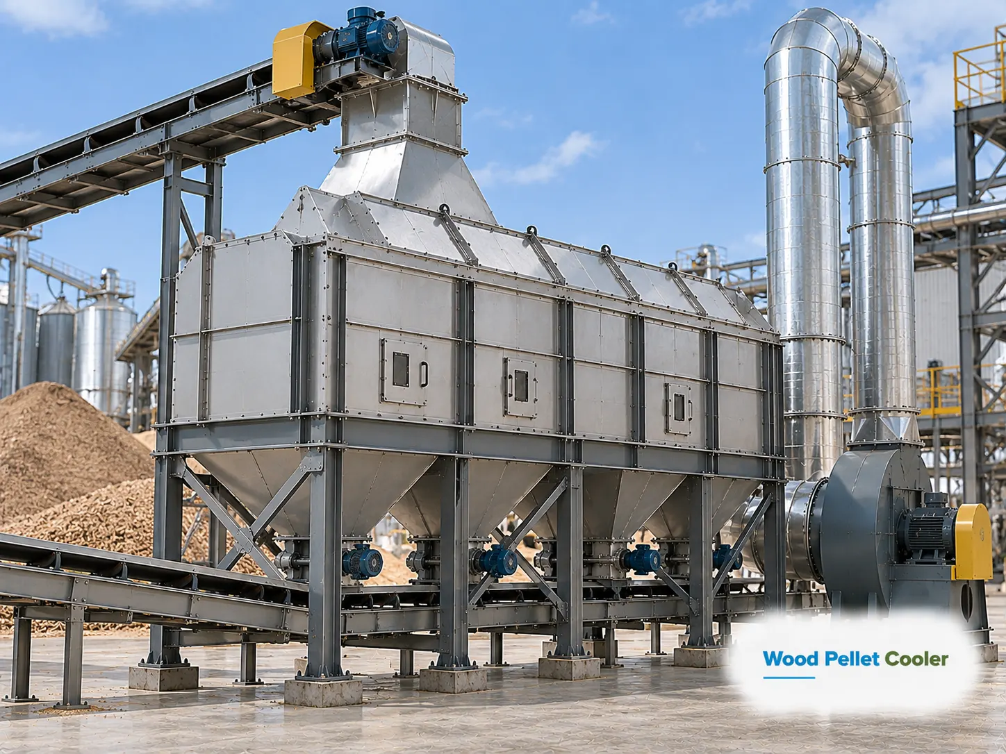 Wood Pellet Cooler