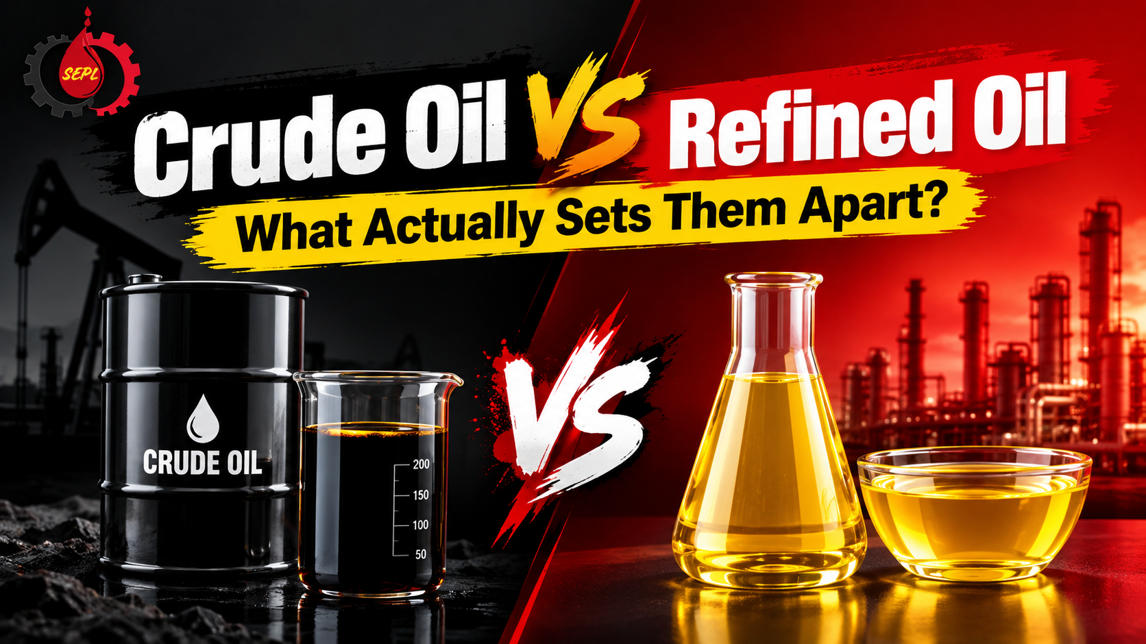 Crude Oil vs Refined Oil: What Actually Sets Them Apart