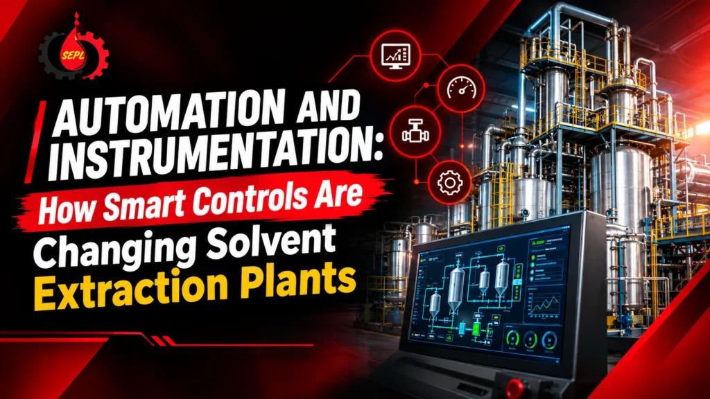 Automation and Instrumentation: How Smart Controls Are Changing Solvent Extraction Plants