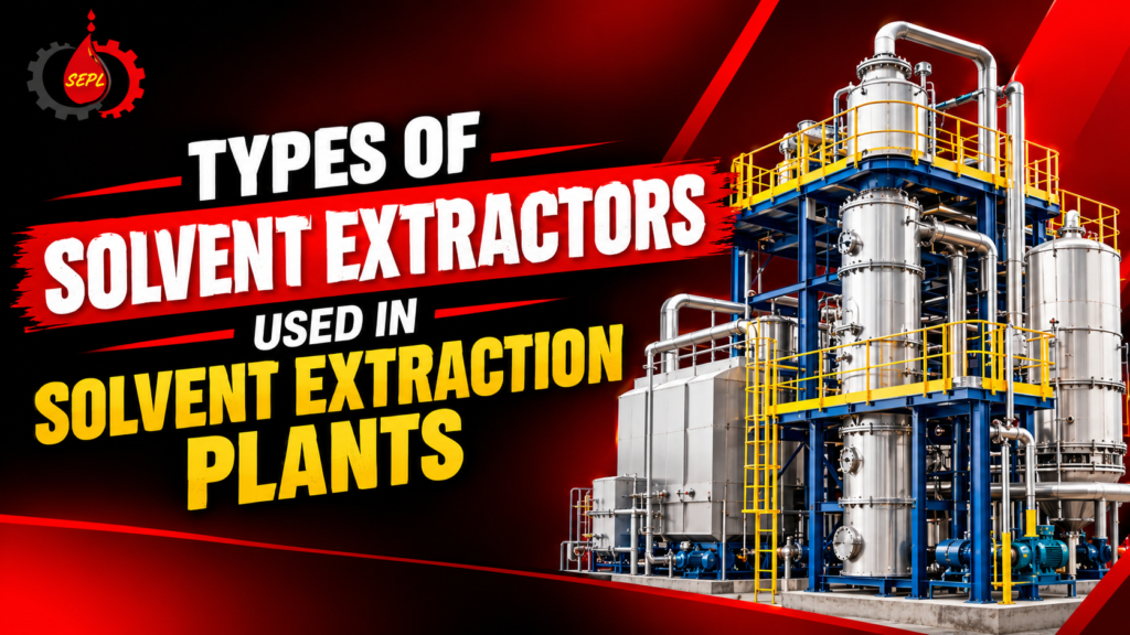 Types of Solvent Extractors Used in Solvent Extraction Plants