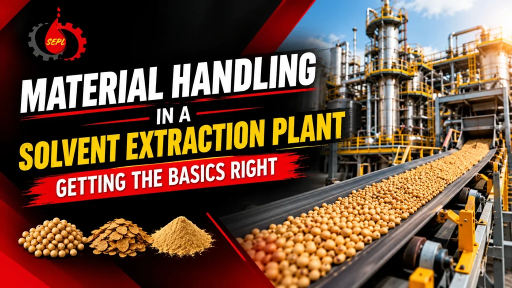 Material Handling Solvent Extraction Plant: Getting the Basics Right