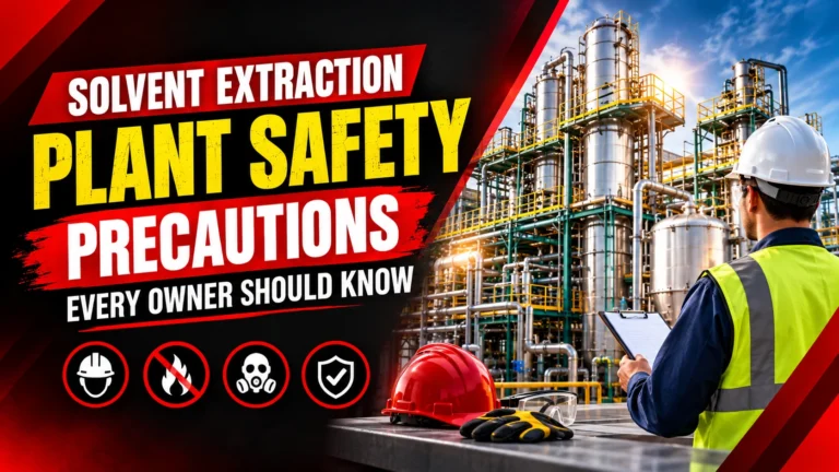 Solvent Extraction Plant Safety: Precautions Every Owner Should Know